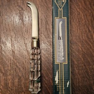 Shannon Fine 24% Lead Crystal Cheese Knife